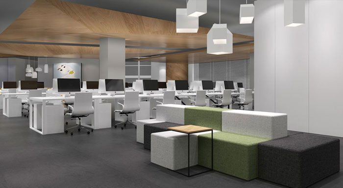 300平米中少年奧數培訓機構設計裝修效果-第4張圖片-上海古都建筑設計集團