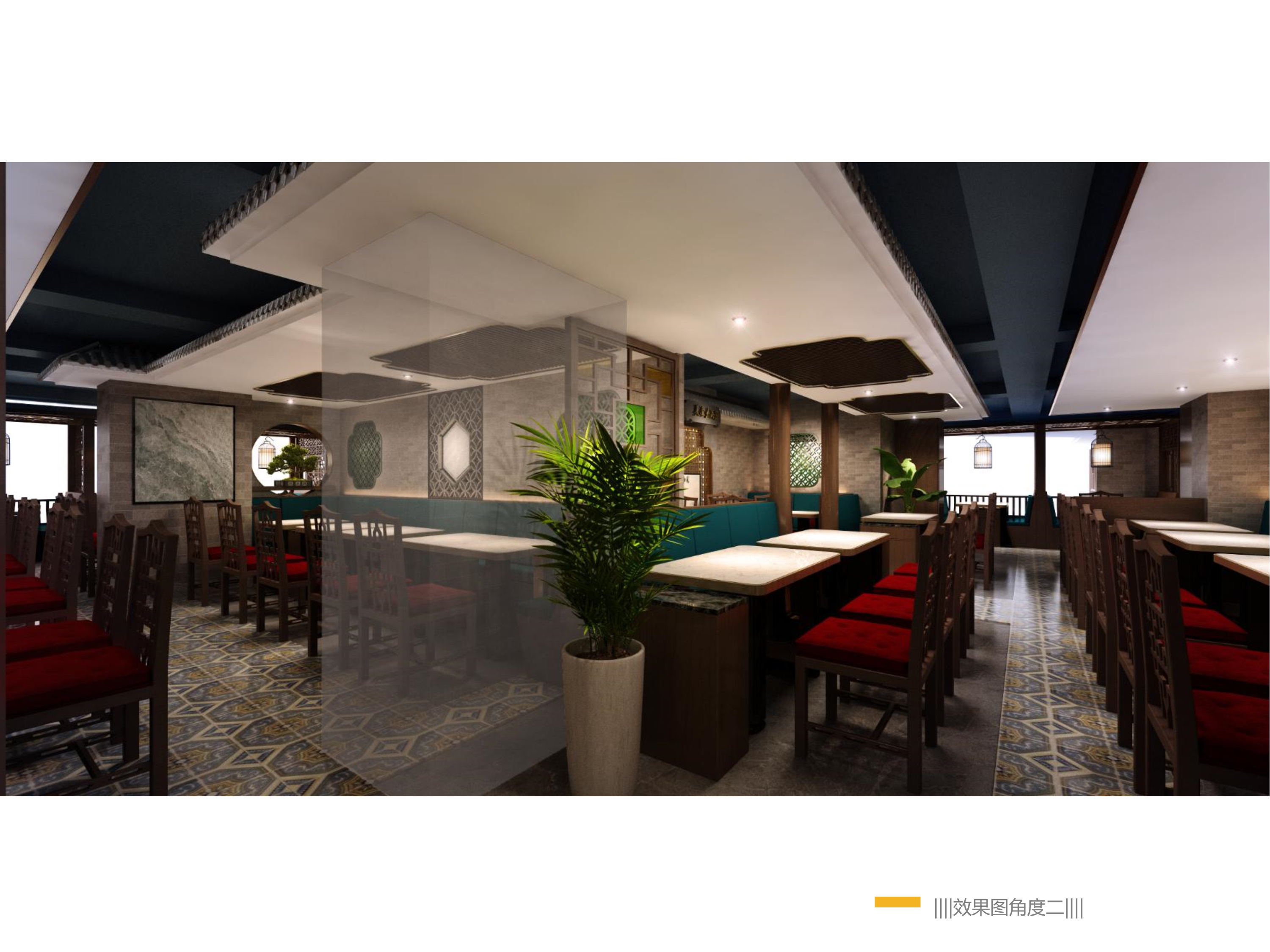 南京西路步行街餐飲設計效果圖-第4張圖片-上海古都建筑設計集團