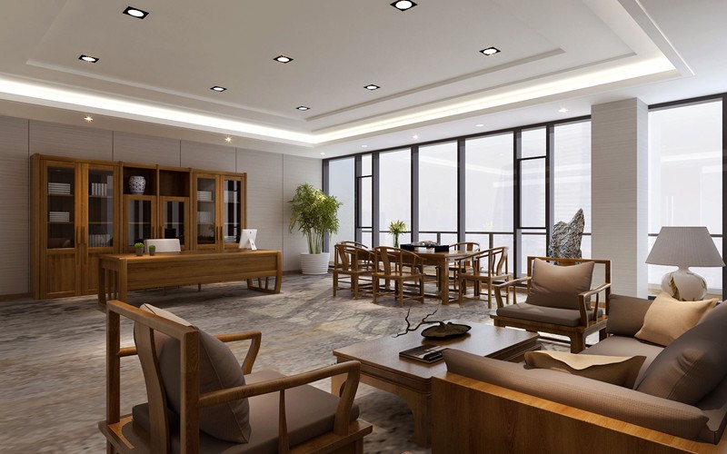 880平米房地產銷售公司辦公室設計效果圖-第7張圖片-上海古都建筑設計集團