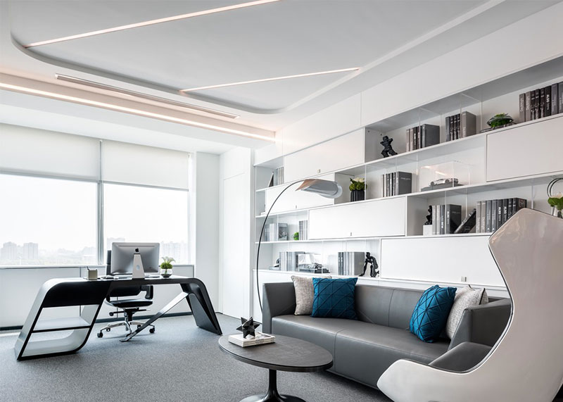 科技公司辦公室裝飾裝修效果展示-第4張圖片-上海古都建筑設計集團