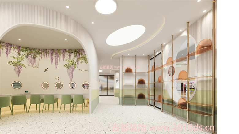 靜安區眼科醫院裝修設計圖200平-第8張圖片-上海古都建筑設計集團