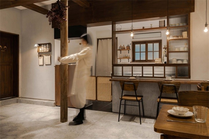 以原生木色為主基調(diào)的咖啡廳設(shè)計效果-第7張圖片-上海古都建筑設(shè)計集團(tuán)
