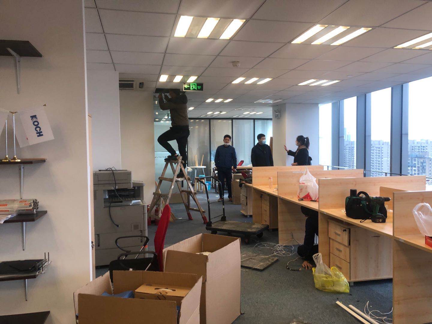 嘉定中暨大廈辦公室裝修強弱電安裝施工-第1張圖片-上海古都建筑設(shè)計集團