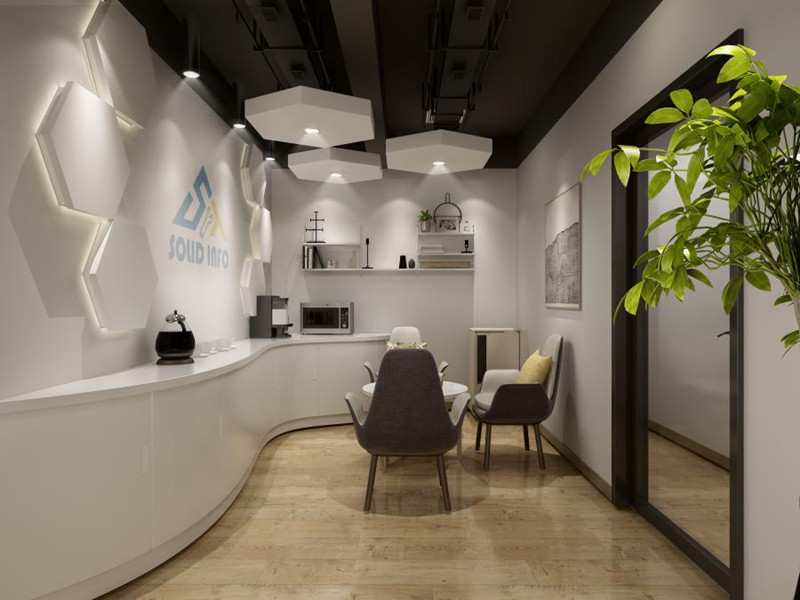 160平信息科技公司辦公室裝修設計效果-第1張圖片-上海古都建筑設計集團