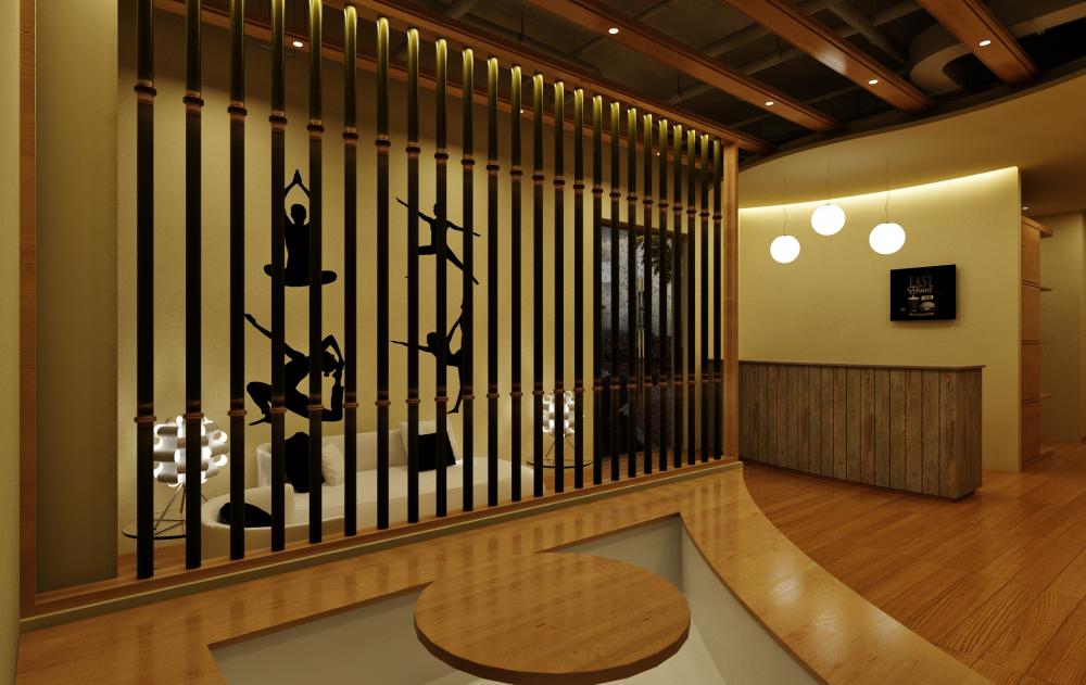 瑜伽館600平裝修設計效果圖-第4張圖片-上海古都建筑設計集團