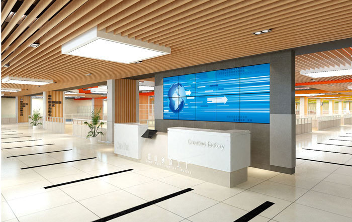 1500平方創(chuàng)意工廠辦公室裝潢實景圖-第3張圖片-上海古都建筑設(shè)計集團(tuán)