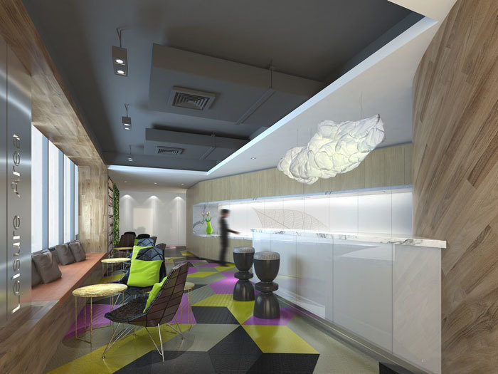 綠色環保辦公室設計布置圖-第1張圖片-上海古都建筑設計集團