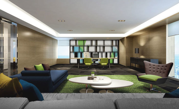 綠色環保辦公室設計布置圖-第4張圖片-上海古都建筑設計集團