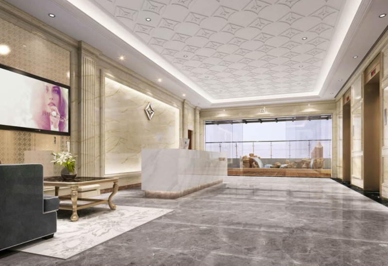 1000平珠寶公司辦公室設計裝修效果-第4張圖片-上海古都建筑設計集團