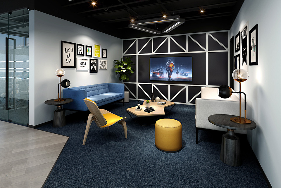 嘉定寶龍廣場辦公室裝修設計圖-第3張圖片-上海古都建筑設計集團