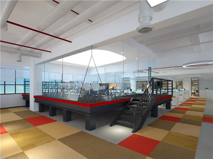 黃浦南京西路明天廣場辦公室設計裝潢圖-第3張圖片-上海古都建筑設計集團