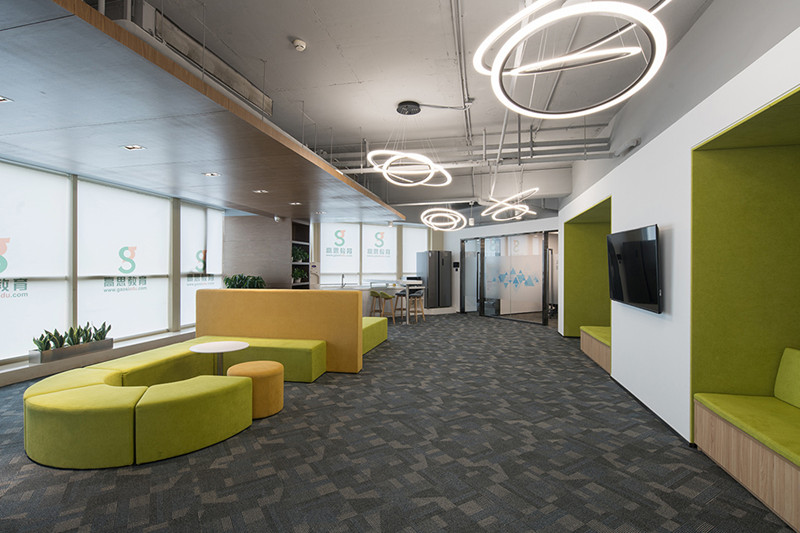 黃浦新華聯大廈辦公樓裝潢設計效果-第3張圖片-上海古都建筑設計集團