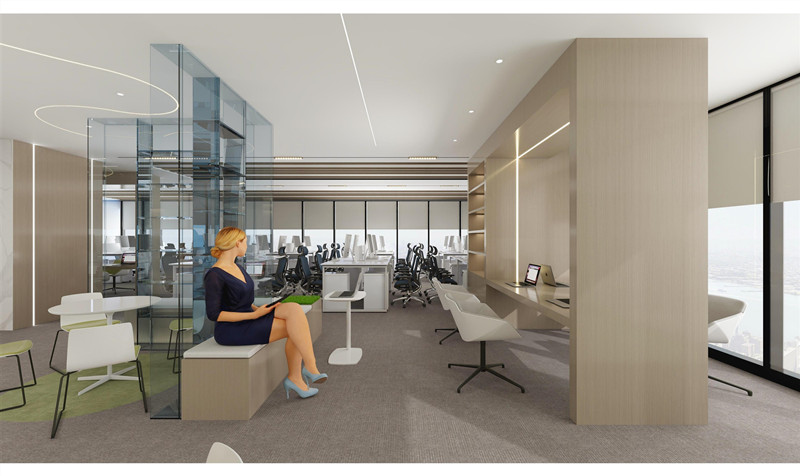 上海徐匯區芒果廣場辦公室裝修設計效果-第6張圖片-上海古都建筑設計集團