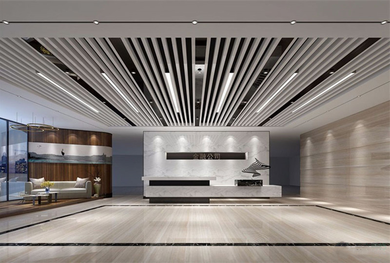 黃浦辦公樓裝潢設(shè)計_1780平金融公司辦公室-第2張圖片-上海古都建筑設(shè)計集團
