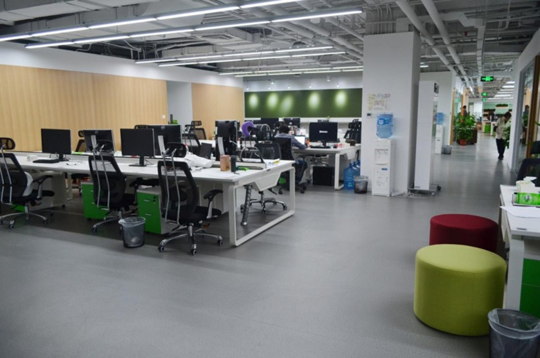 黃浦辦公設計裝修-綠色環保互聯網辦公室-第2張圖片-上海古都建筑設計集團