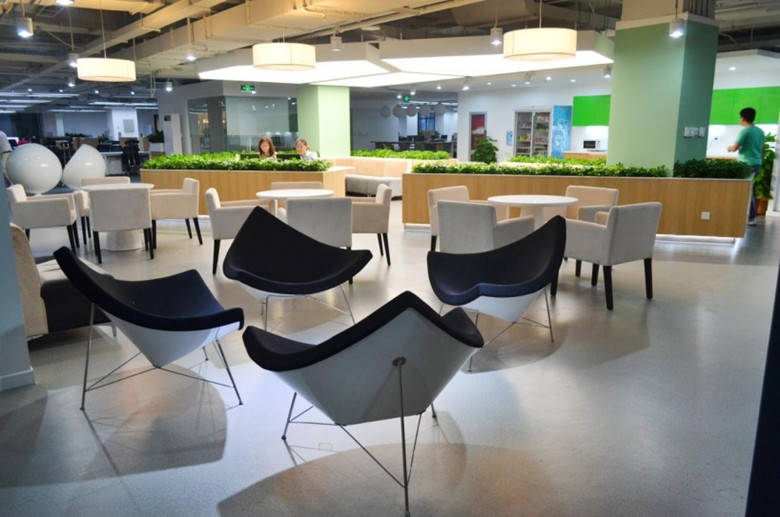 黃浦辦公設計裝修-綠色環保互聯網辦公室-第4張圖片-上海古都建筑設計集團