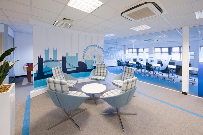 浦東新能源科技公司辦公室裝修設計案例-第2張圖片-上海古都建筑設計集團