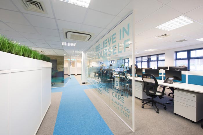 浦東新能源科技公司辦公室裝修設計案例-第3張圖片-上海古都建筑設計集團