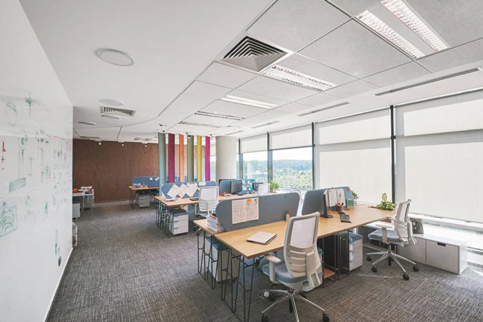 青浦精密儀器公司辦公室裝修設計-第3張圖片-上海古都建筑設計集團