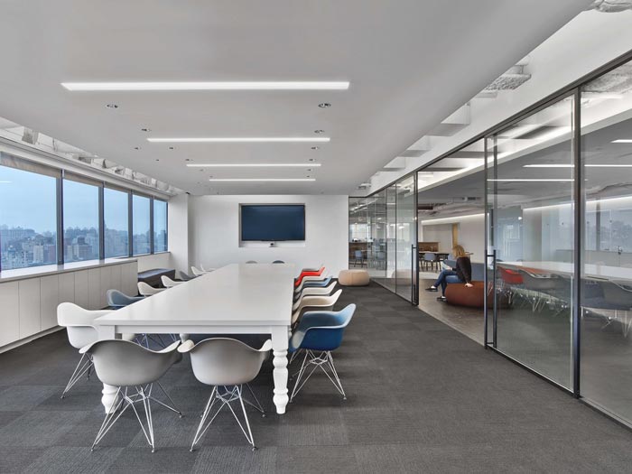 金山辦公室裝修通信服務公司設計案例-第5張圖片-上海古都建筑設計集團