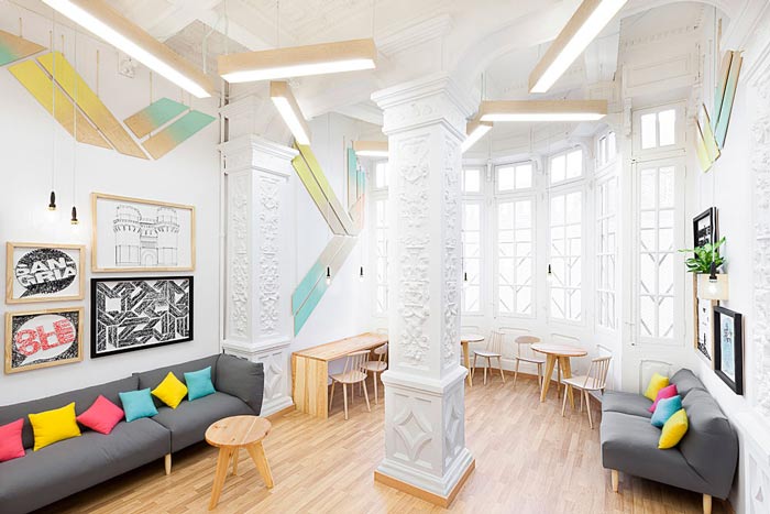 青浦區辦公室英語培訓機構裝修設計案例-第6張圖片-上海古都建筑設計集團