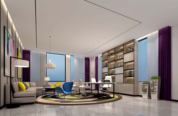 金山區500平服裝公司辦公室裝修設計-第3張圖片-上海古都建筑設計集團 金山區500平服裝公司辦公室裝修設計-第3張圖片-上海古都建筑設計集團