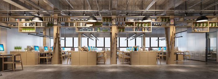 寶山區120平電子商務辦公室裝修設計-第4張圖片-上海古都建筑設計集團