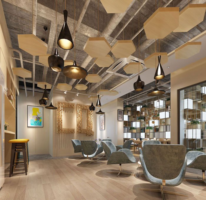 寶山區120平電子商務辦公室裝修設計-第1張圖片-上海古都建筑設計集團