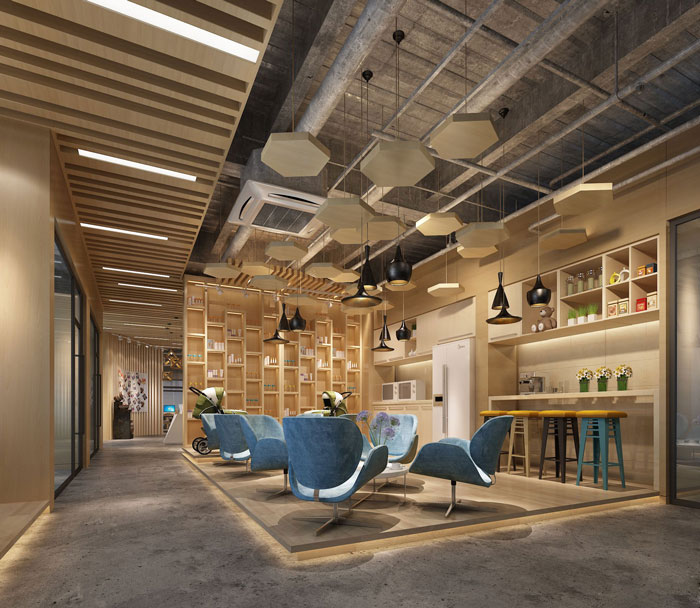 寶山區120平電子商務辦公室裝修設計-第2張圖片-上海古都建筑設計集團