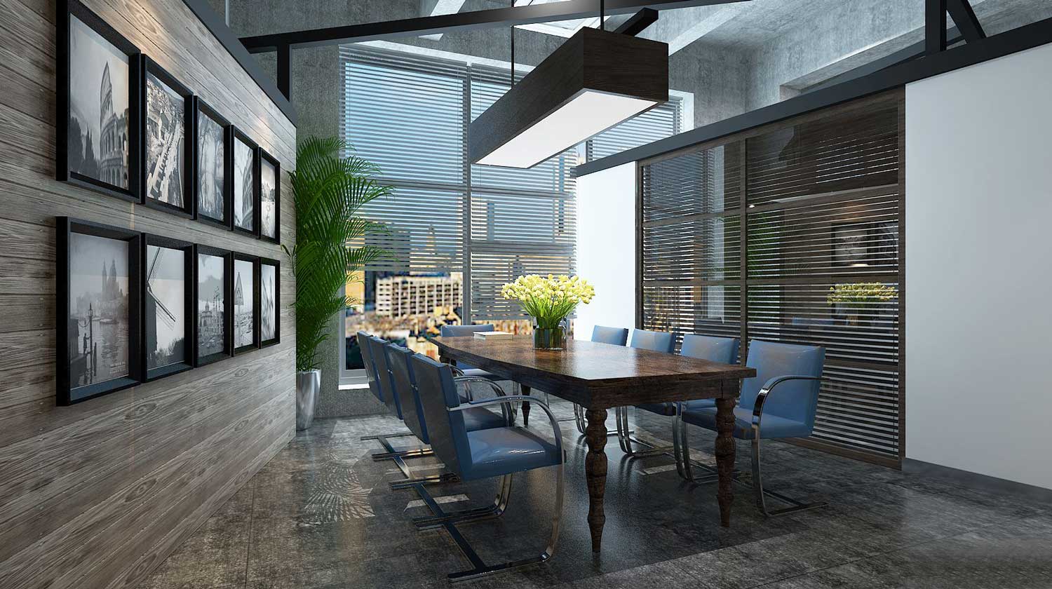 徐匯區商貿辦公室裝修設計案例-第1張圖片-上海古都建筑設計集團