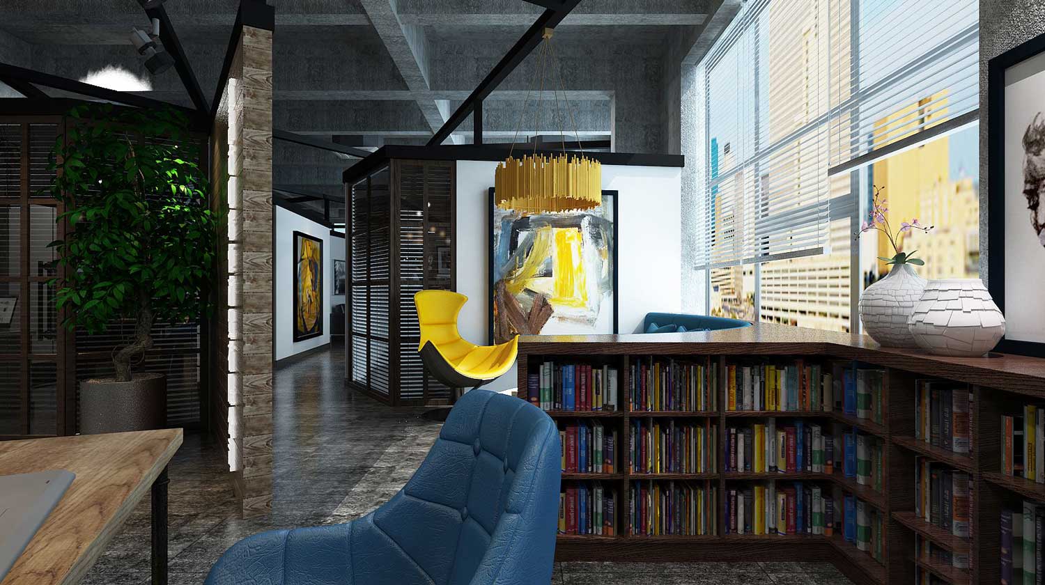 徐匯區商貿辦公室裝修設計案例-第2張圖片-上海古都建筑設計集團