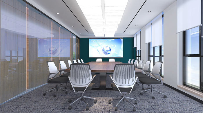 奉賢區辦公室裝修廣告傳媒公司設計案例-第4張圖片-上海古都建筑設計集團