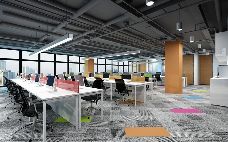 黃浦區網絡科技公司辦公室裝修設計-第3張圖片-上海古都建筑設計集團