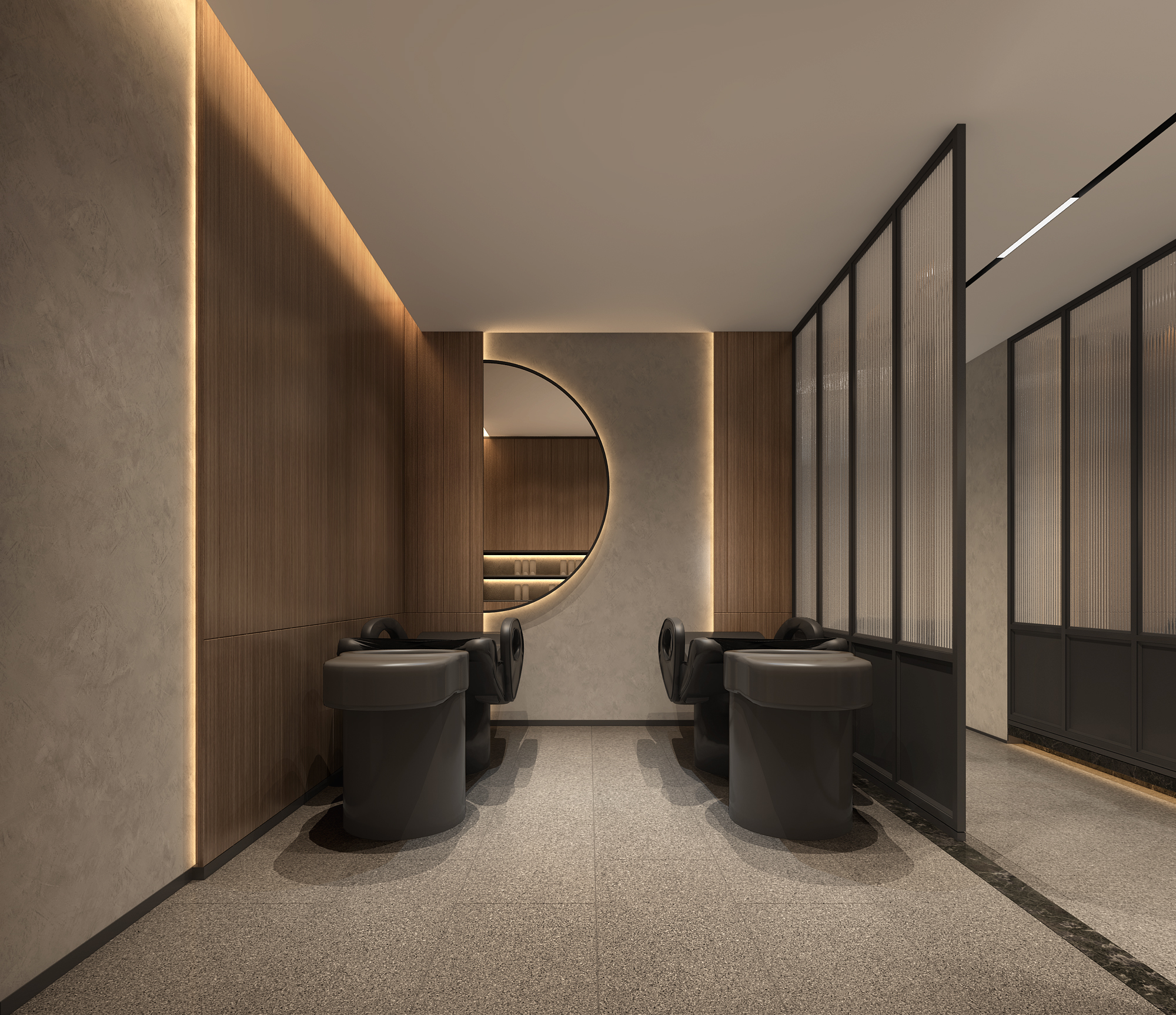 金山區辦公室裝修理發店裝修設計-第3張圖片-上海古都建筑設計集團 金山區辦公室裝修理發店裝修設計-第3張圖片-上海古都建筑設計集團