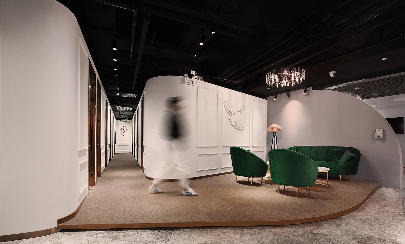 上海辦公室裝修培訓機構裝修設計-第1張圖片-上海古都建筑設計集團