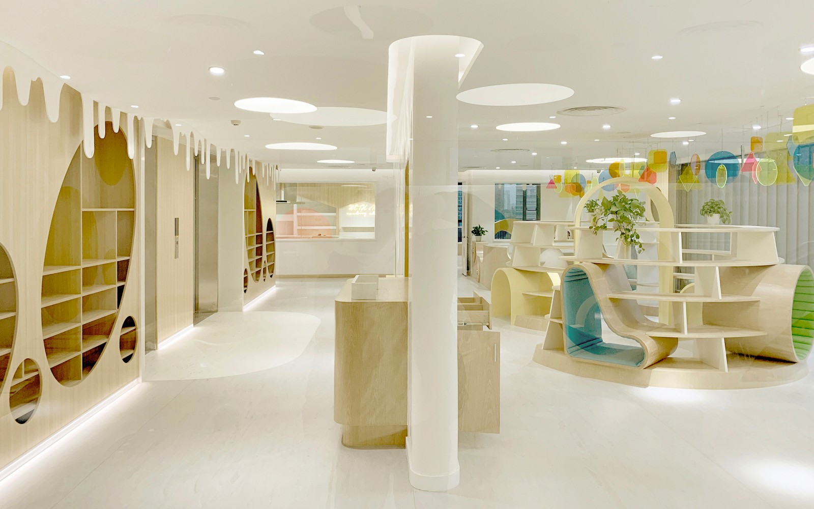 普陀區親子娛樂辦公室裝修設計案例-第1張圖片-上海古都建筑設計集團