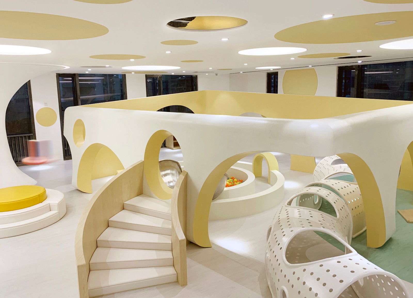 普陀區親子娛樂辦公室裝修設計案例-第4張圖片-上海古都建筑設計集團