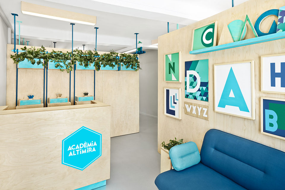 嘉定區簡約英語培訓機構辦公室裝修-第2張圖片-上海古都建筑設計集團