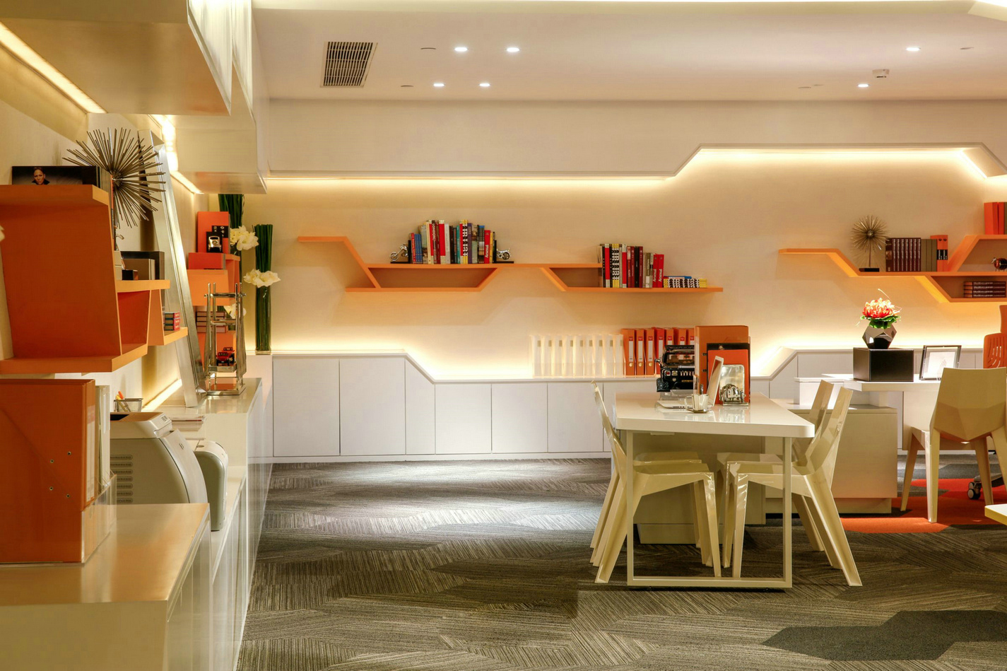 普陀區(qū)120平廣告公司辦公室裝修設計-第3張圖片-上海古都建筑設計集團 普陀區(qū)120平廣告公司辦公室裝修設計-第3張圖片-上海古都建筑設計集團