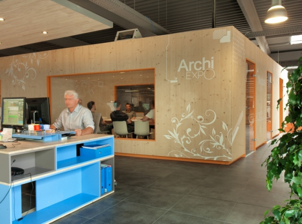 青浦區辦公樓接待大廳裝修設計-第6張圖片-上海古都建筑設計集團