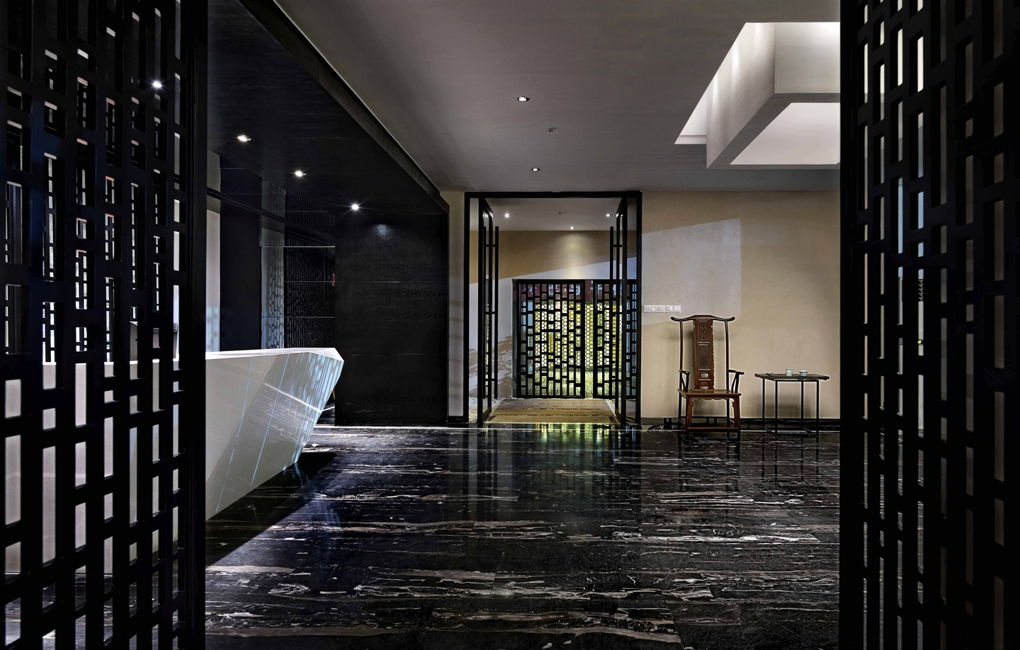 金山區(qū)200平辦公室裝修靜謐風(fēng)格設(shè)計-第2張圖片-上海古都建筑設(shè)計集團(tuán) 金山區(qū)200平辦公室裝修靜謐風(fēng)格設(shè)計-第2張圖片-上海古都建筑設(shè)計集團(tuán)