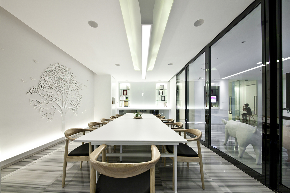 閔行區裝飾設計辦公室裝修效果圖-第2張圖片-上海古都建筑設計集團