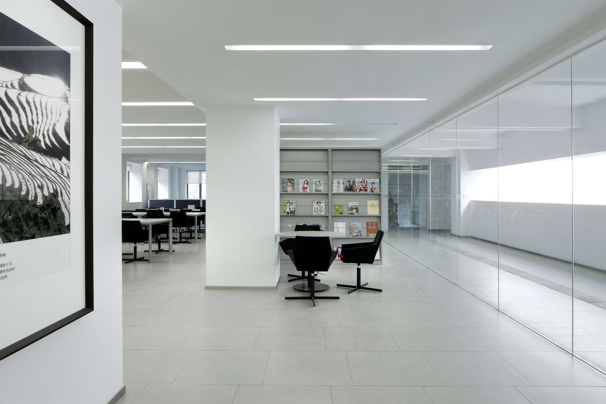 400平清新簡約圖書室裝修設(shè)計效果圖-第8張圖片-上海古都建筑設(shè)計集團 400平清新簡約圖書室裝修設(shè)計效果圖-第8張圖片-上海古都建筑設(shè)計集團