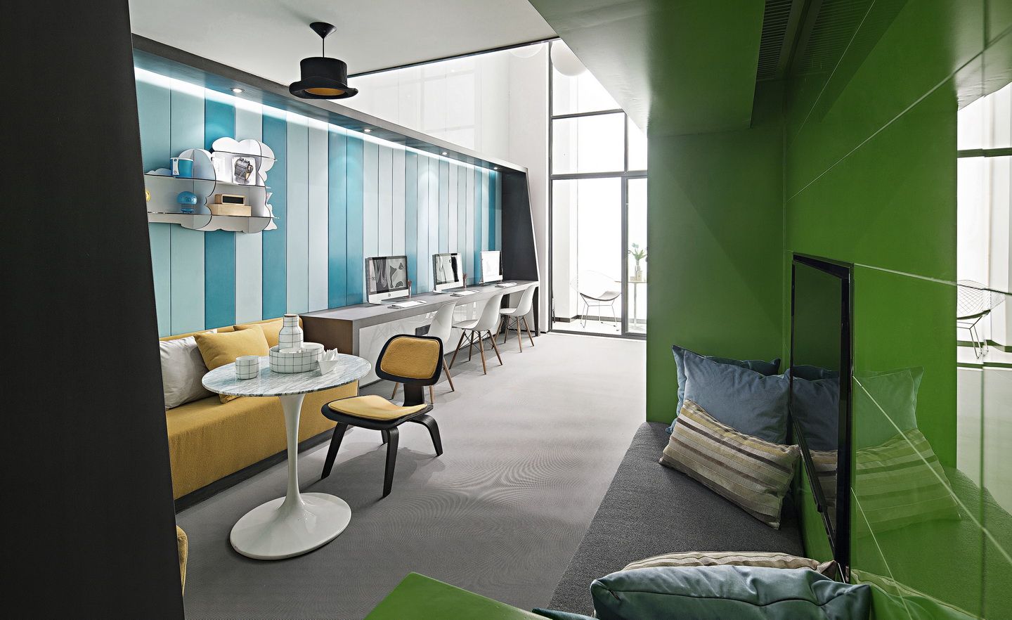 閔行區50平復式loft風格辦公室裝修設計-第4張圖片-上海古都建筑設計集團 閔行區50平復式loft風格辦公室裝修設計-第4張圖片-上海古都建筑設計集團