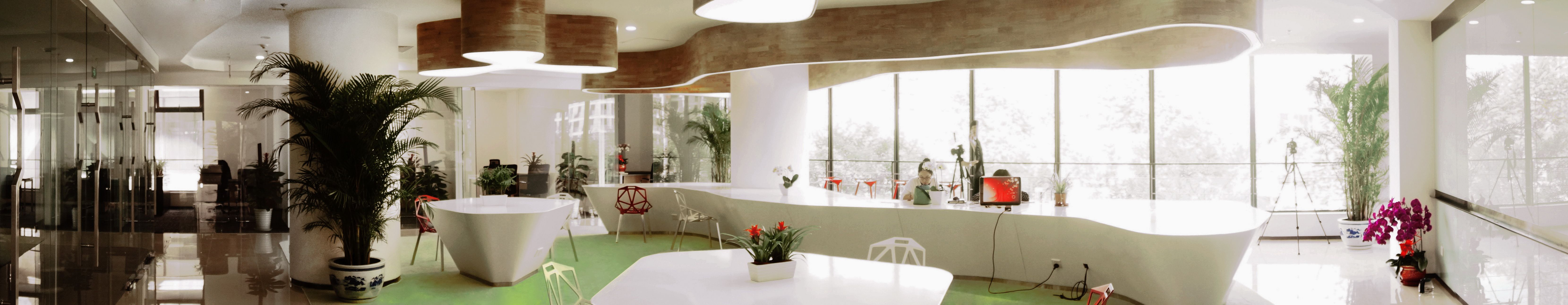 普陀區120平辦公室裝修流星花園設計方案-第3張圖片-上海古都建筑設計集團