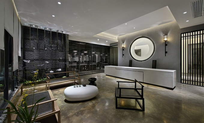 上海辦公室裝修公司前臺裝修設計-第6張圖片-上海古都建筑設計集團 上海辦公室裝修公司前臺裝修設計-第6張圖片-上海古都建筑設計集團