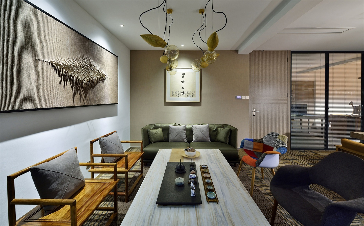 虹口區混搭風格辦公室裝修設計-第10張圖片-上海古都建筑設計集團 虹口區混搭風格辦公室裝修設計-第10張圖片-上海古都建筑設計集團