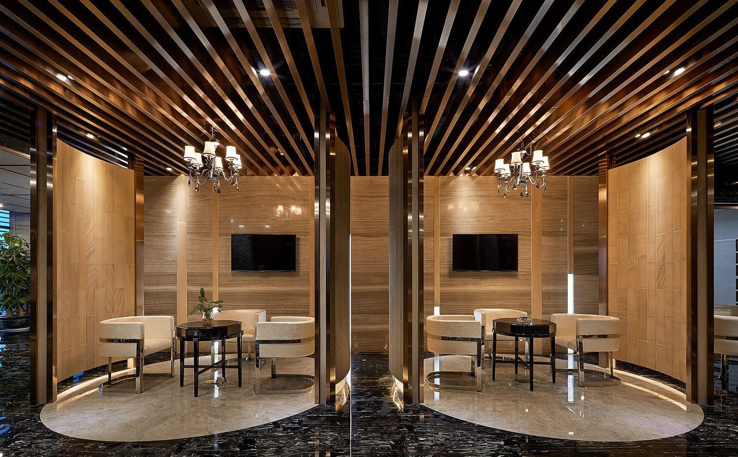 大氣奢華風格辦公室裝修設計-第5張圖片-上海古都建筑設計集團 大氣奢華風格辦公室裝修設計-第5張圖片-上海古都建筑設計集團