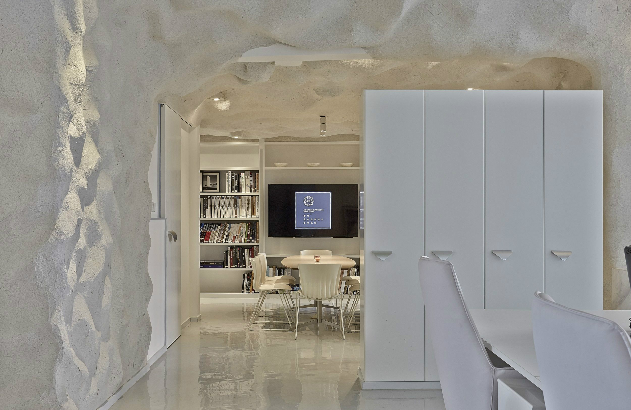 上海復古山洞風格辦公室裝修設計-第3張圖片-上海古都建筑設計集團 上海復古山洞風格辦公室裝修設計-第3張圖片-上海古都建筑設計集團