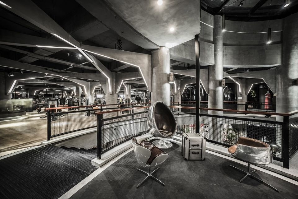 工業風健身所辦公室裝修設計-第2張圖片-上海古都建筑設計集團 工業風健身所辦公室裝修設計-第2張圖片-上海古都建筑設計集團